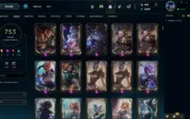 Conta Lol Level 844 Com 753 Skins