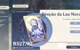 Essa é a melhor conta de Genshin Impact à venda no mercado.