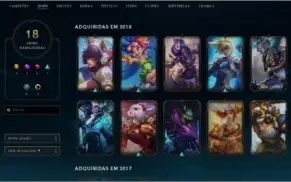 Conta Lol - Gold - Lvl 127 - 65 champs
