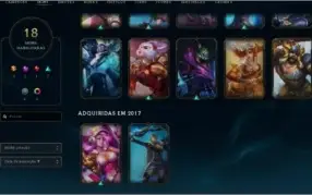 Conta Lol - Gold - Lvl 127 - 65 champs
