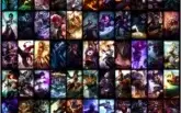 Conta com quase todos campeões e muitas skins