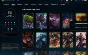 Conta LOL Gold IV com Riot Graves