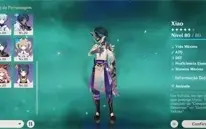 Conta genshin xiao e kamisato ayato