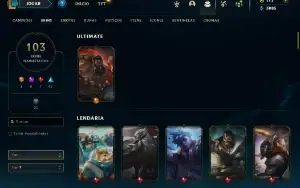 Fullacesso - Conta De 2014 - 103 Skins - Level 166 - 115 Cam