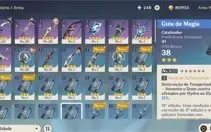 Conta genshin impact com venti+ 4 Estrelas Ar15