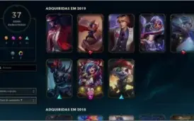 CONTA LEVEL 166 - GOLD IV - 82 CAMPEÕES