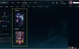 Conta LoL Nv.10 (3556 Essencias Laranja) 16270 Essencia Azul