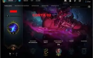 CONTAS UNRANKED LVL 30+