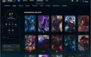 Vendo conta no lol
