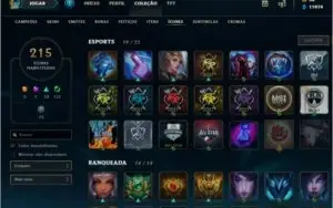 Vendo conta no lol