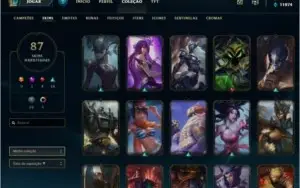 Vendo conta no lol