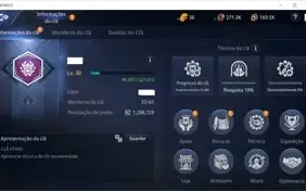Conta lvl 60 pp 60 + Clan lvl 30