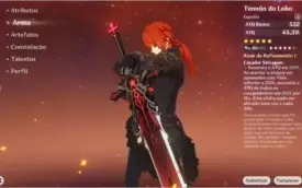 Conta genshin impact Childe/Diluc+1/zhongli/keqing/jean