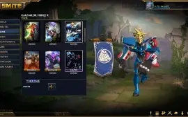 Conta Smite 609 Skins, Lvl157, T5 Thor&Hades+Báu Miraculous