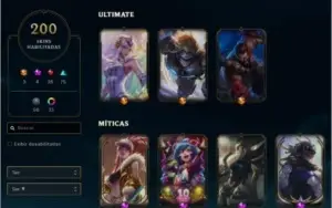 ACC 200 SKINS - AKALI PRESTIGIO / SENNA PRESTIGIO