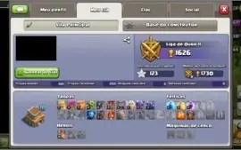 Conta de clash of clans