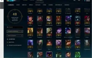 Conta LOL Platina 2 22 PDL