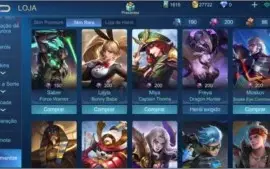 Conta Mobile Legends 54 Skins, 60 Heróis, WR 58%