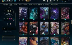 Ferro 4 com TODOS os champs e 104 Skins
