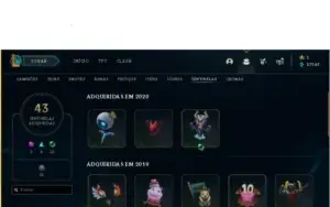 Conta league of legends 667 skins