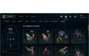 Conta league of legends 667 skins