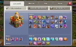 Conta Clash of Clans CV 16 Semi Full