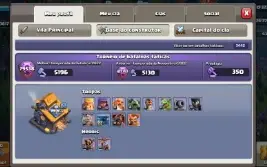 Conta Clash of Clans CV 16 Semi Full