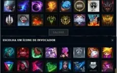Conta LoL c/ Borda de Ouro - 105 Campeões - 66 Skins!
