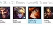 CONTA LV29 COM ICONES RAROS
