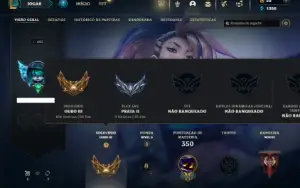 Ouro 3 com TODOS os champs e 120 Skins ( TOP / JG / MID )