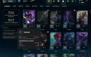 Ouro 3 com TODOS os champs e 120 Skins ( TOP / JG / MID )