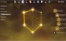 Conta Genshin Impact (4 Nat5) - KEQING / MONA / VENTI E KLEE