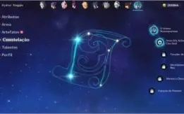 Conta Genshin Impact (4 Nat5) - KEQING / MONA / VENTI E KLEE