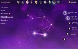 Conta Genshin Impact (4 Nat5) - KEQING / MONA / VENTI E KLEE