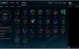 Conta League Of Legends Platina 5 90 skins Muitos champs