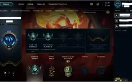 2 Contas Platina  League of Legends 100R$