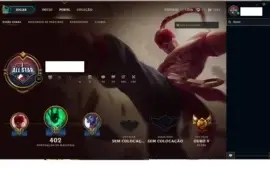 Conta Gold 4 com mais de 120 skins Full champions