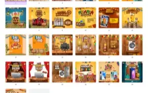 Pack Canva Ofertas de São João - 25 Artes Editáveis