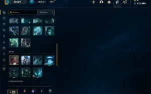 Conta diamante 3 com 25 Champs e 1 Skin + 35 Fragmentos