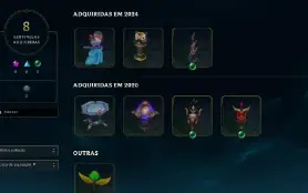 Conta LOL Gold 4 Com Diversas Skins e Upada a Mão!