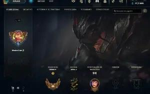 Conta LOL Gold 4 Com Diversas Skins e Upada a Mão!