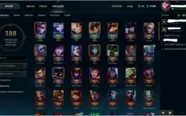 conta full champ, todas skins ultimate... mais de 100 skins