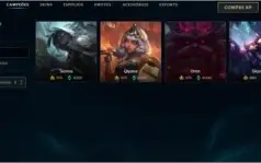 Conta de LoL criada na S3