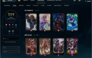 Conta de LoL criada na S3