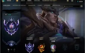 Conta de LoL criada na S3