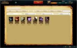 CONTA LOL LVL 15 +7 CAMPEÕES + 1350 IP