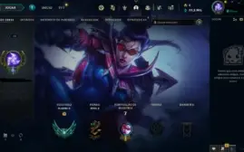 Conta de lol platina com mmr alto (Email não verificado)