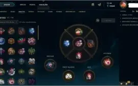 CONTA COM CORKI OVNI TODOS OS CHAMPIONS  233 SKINS