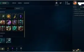 CONTA COM CORKI OVNI TODOS OS CHAMPIONS  233 SKINS