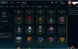 CONTA COM CORKI OVNI TODOS OS CHAMPIONS  233 SKINS